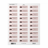 Zachte Spin Halloween Retouradres Label (Full Sheet)