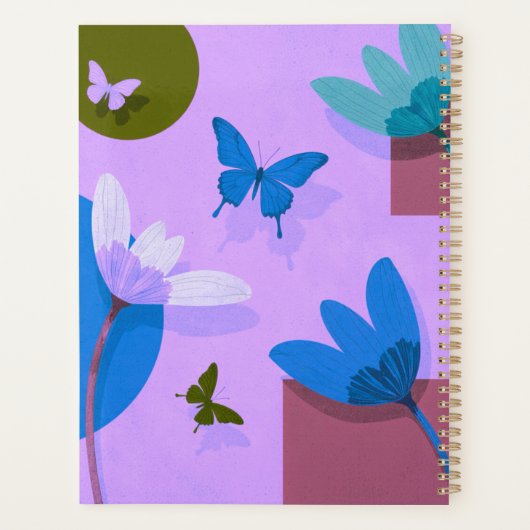 Zachte & Stabiele Bloemige Planner (Achterkant)