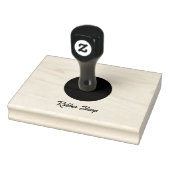 Zachte Stempel Strak Gepersonaliseerd Cirkel Logo (Stempel)