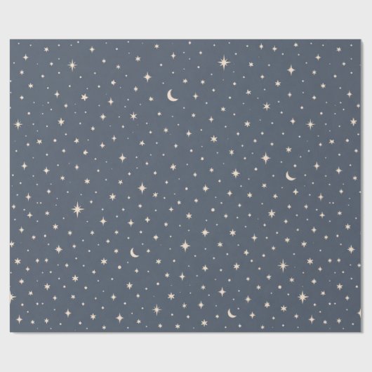 Zachte Ster Patroon Esthetiek Cadeaupapier (Vlak)