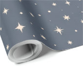 Zachte Ster Patroon Esthetiek Cadeaupapier (Rol Hoek)