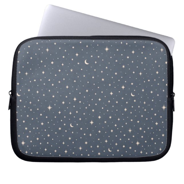 Zachte Ster Patroon Esthetiek Laptop Sleeve (Voorkant)