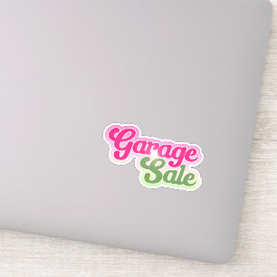 Zachte sticker voor garage sale