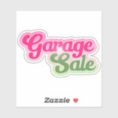 Zachte sticker voor garage sale (Vel)
