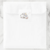 Zachte Sticker voor Laptop | Esthetische Lamp & Ro (Tas)