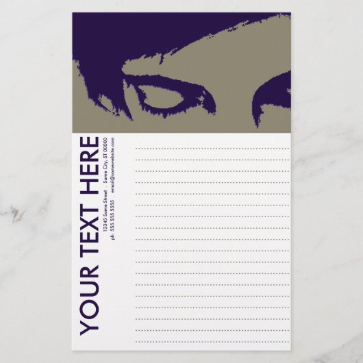 zachte stijl briefpapier (Voorkant)