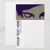 zachte stijl briefpapier (Voorkant / Achterkant)