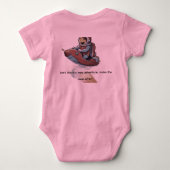 Zachte & Stijlvolle Baby Jersey Bodysuits (Achterkant)