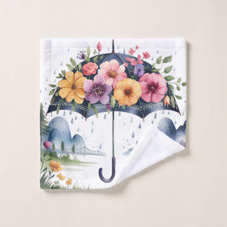 Zachte & Stijlvolle Home Decor Essentiële Bloemen Washandje