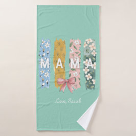 Zachte & Stijlvolle Mama Handdoek Set – Gepersonal