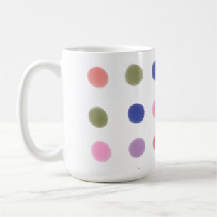 Zachte Stippen Origineel eigentijds kleurpatroon Koffiemok