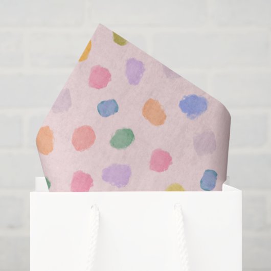 Zachte stippen Tissue Papier (Cadeauzakje)