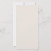 Zachte Stof Rose Bloemen Bruiloft Save The Date (Achterkant)