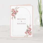 Zachte Stof Roze Roze Bloemige Pampas QR Code Trou (Voorkant)