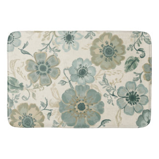 Zachte Stofachtige Blauwe Salie Groene Beige Boerd Badmat