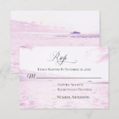 *~* Zachte strand Zee Sand Sky    PhotoWedding RSVP Kaartje (Voorkant / Achterkant)