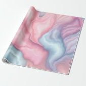 Zachte Suiker Abstract Cadeaupapier (Uitgerold)