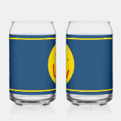 Zachte Sun Happy Face Blikvorm Glas (Rechts)