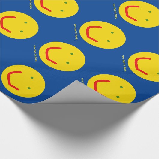 Zachte Sun Happy Face Cadeaupapier (Hoek)