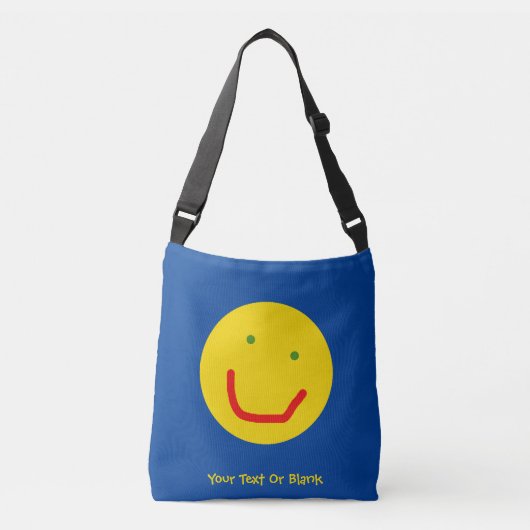 Zachte Sun Happy Face Crossbody Tas (Voorkant)