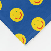Zachte Sun Happy Face Fleece Deken (Hoek)