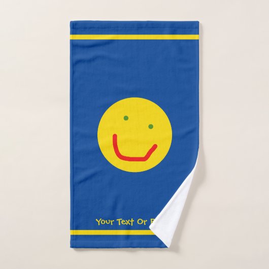 Zachte Sun Happy Face Handdoek (Handdoek)
