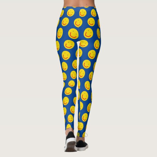 Zachte Sun Happy Face Leggings (Achterkant)