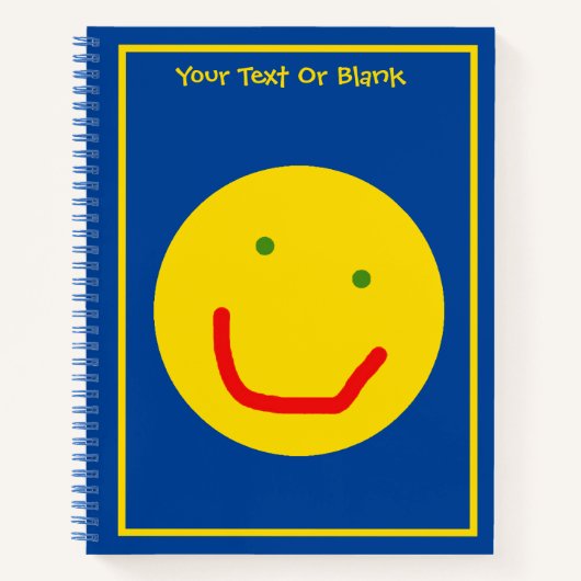 Zachte Sun Happy Face Notitieboek (Voorkant)