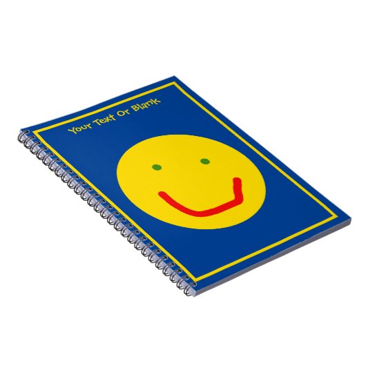 Zachte Sun Happy Face Notitieboek (Rechterzijde)