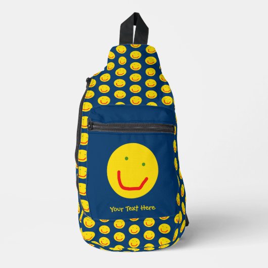 Zachte Sun Happy Face Sling Bag (Voorkant)