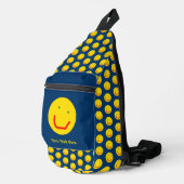 Zachte Sun Happy Face Sling Bag (Rechterhoek)