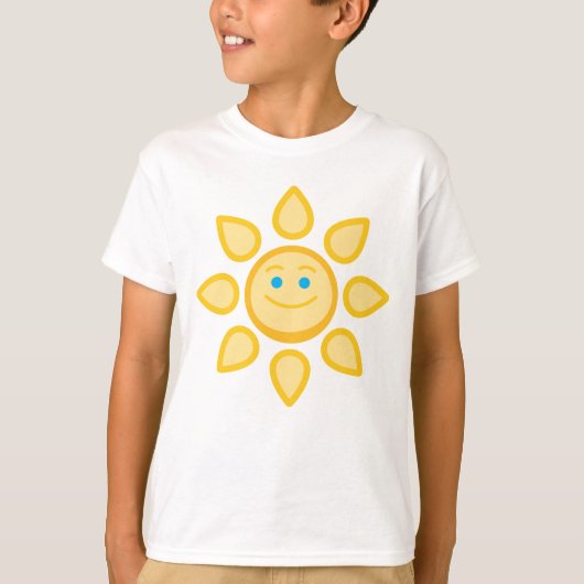 Zachte Sun Happy Face T-shirt (Voorkant)