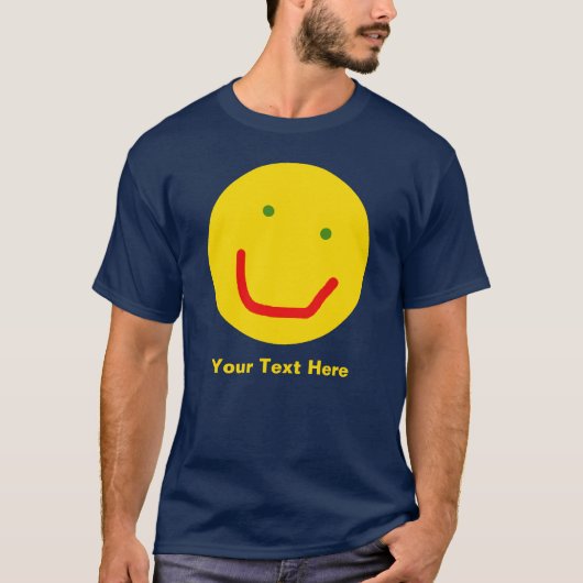 Zachte Sun Happy Face T-shirt (Voorkant)