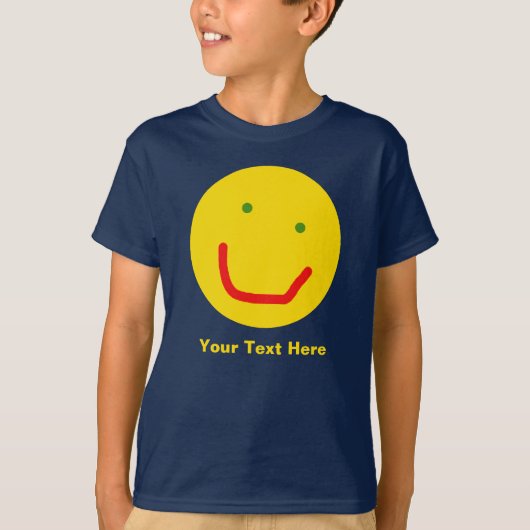 Zachte Sun Happy Face T-shirt (Voorkant)