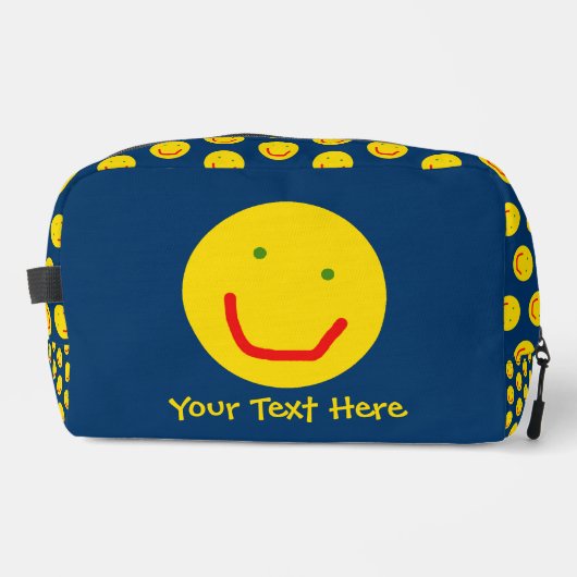 Zachte Sun Happy Face Toilettasje (Voorkant)