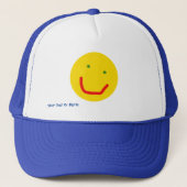 Zachte Sun Happy Face Trucker Pet (Voorkant)