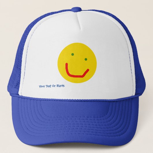 Zachte Sun Happy Face Trucker Pet (Voorkant)
