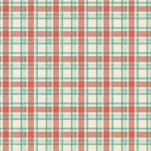 Zachte Tartan Deken in Pastel Christmas Hues