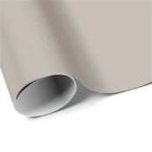Zachte Taupe Steen Effen Cadeaupapier (Rol Hoek)
