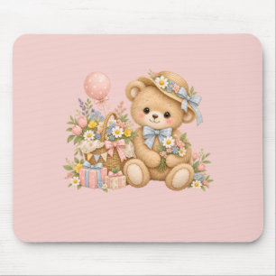 Zachte Teddybeer Feest Design Muismat