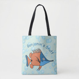 Zachte Tekenfilm Vis Tote Bag