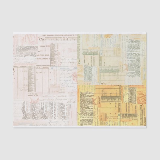 Zachte  textuur tissuepapier (Voorkant)