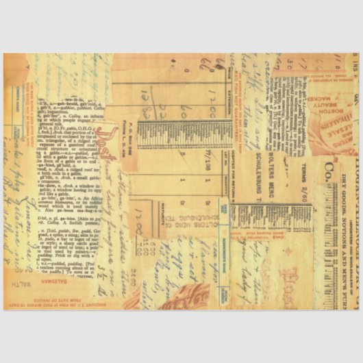 Zachte  textuur tissuepapier (Voorkant)