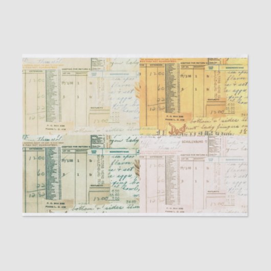 Zachte  textuur tissuepapier (Voorkant)