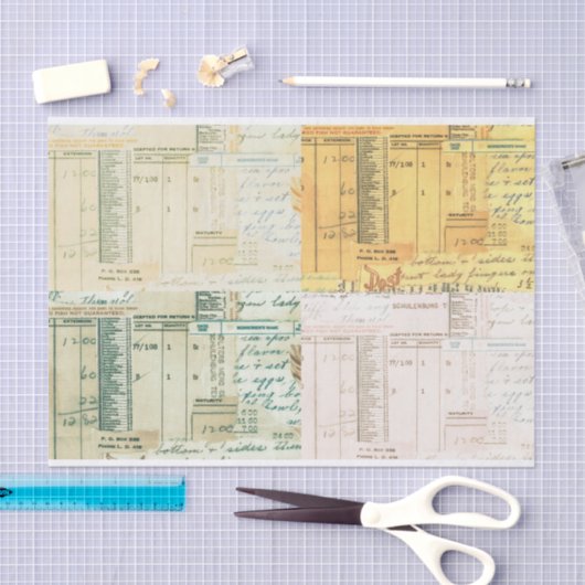 Zachte  textuur tissuepapier (Craft)