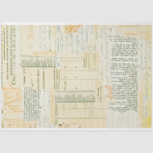 Zachte  textuur tissuepapier (Voorkant)