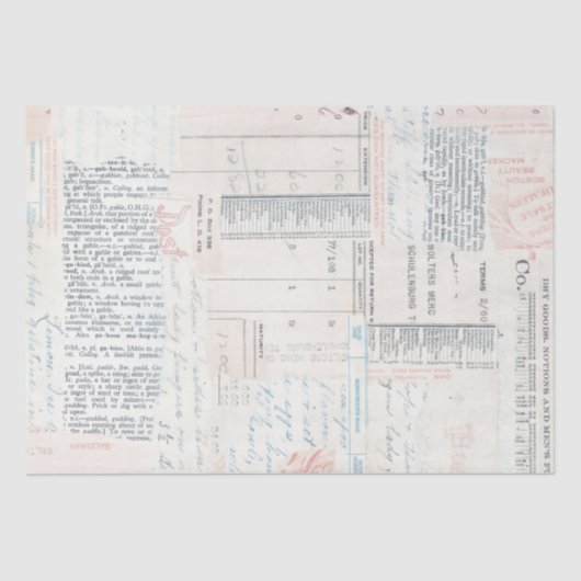 Zachte  textuur tissuepapier (Voorkant)