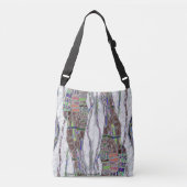Zachte threads en curven crossbody tas (Voorkant)