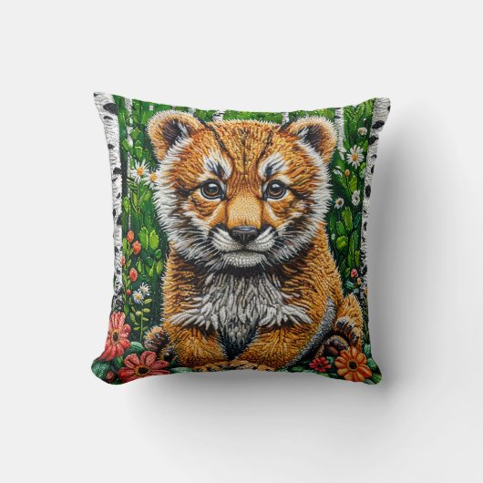 🐯 Zachte Tijger Jungle Knus Decor Cadeau ✨ Kussen (Voorkant)