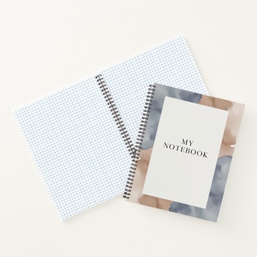 Zachte tinten: kunstig omzoomd ontwerp notitieboek (Binnen)